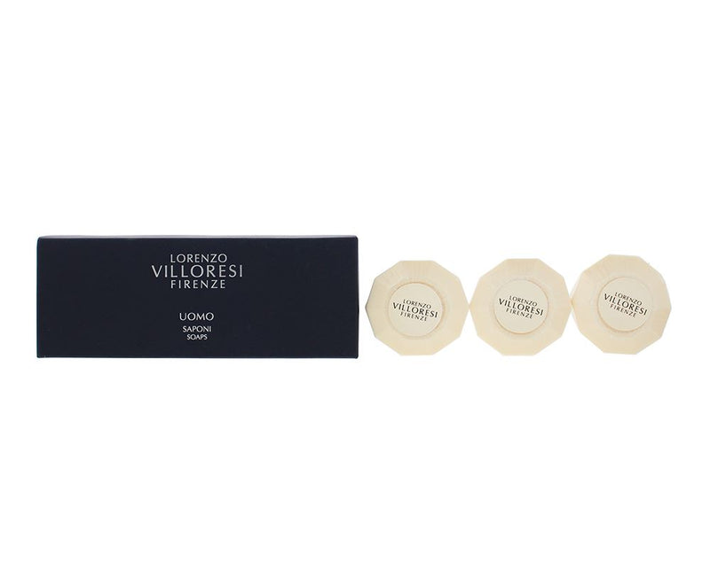 Lorenzo Villoresi Uomo Soap 3 x 100g For Men