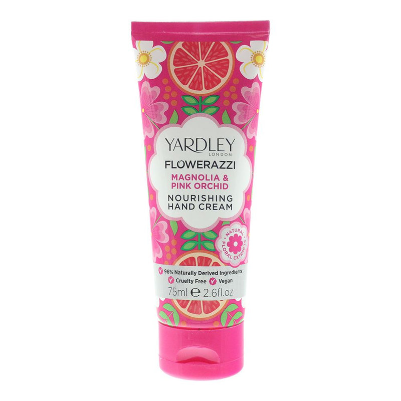 Yardley Flowerazzi Magnolia Pink Orchid Hand Cream 75ml Women