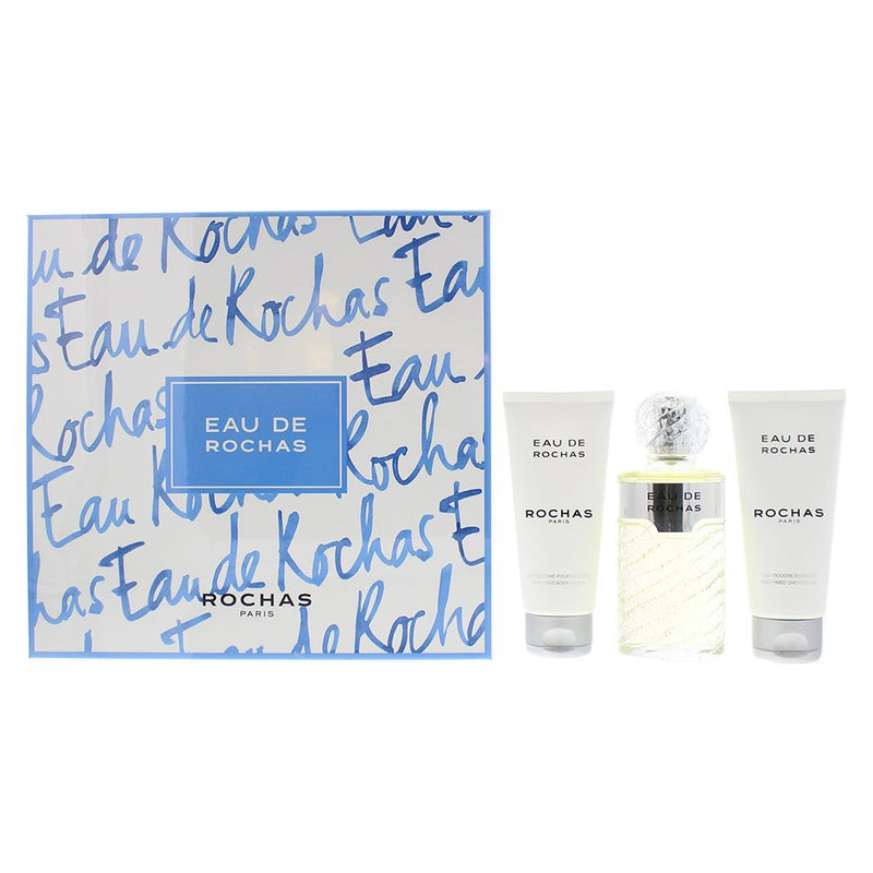 Rochas Eau de Rochas 3 Piece Gift Set Men