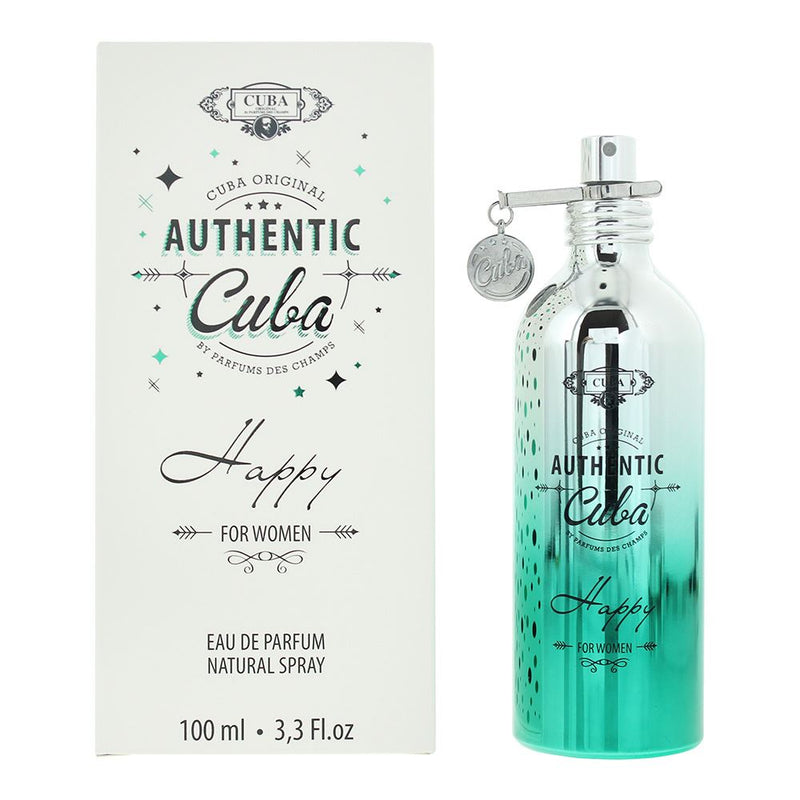 Cuba Authentic Happy For Women Eau De Parfum 100ml For Women