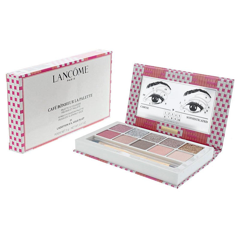 Lancome Cafe Bonheur Eye Palette: #01 L'Addition Sil Vous Plait - 10 Pan Palette