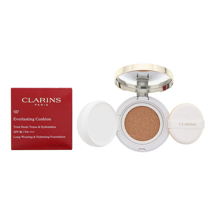 Clarins Everlasting Cushion Foundation SPF50 No.107 Beige 13ml