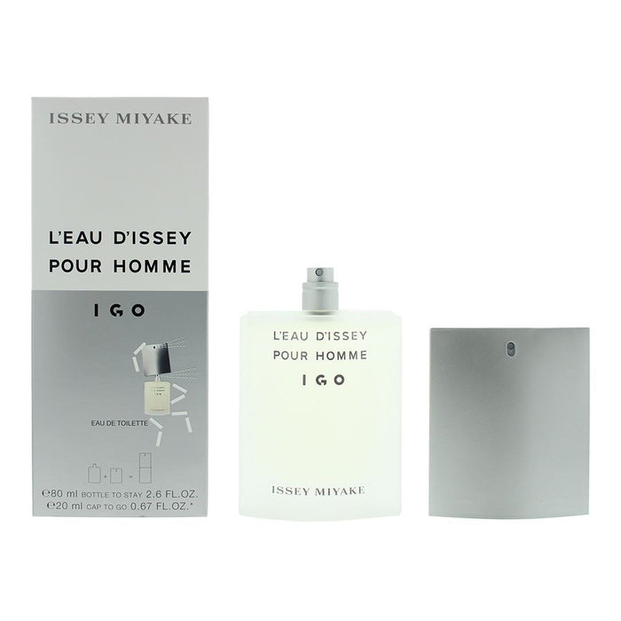 Issey Miyake L'eau D'issey Pour Homme IGO EDT 80ml Bottle 20ml Cap To Go Men