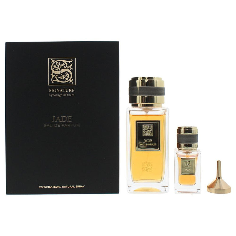 Signature Sillage D'Orient Jade 2 Piece Gift Set (EDP 100ml EDP 15ml) Men