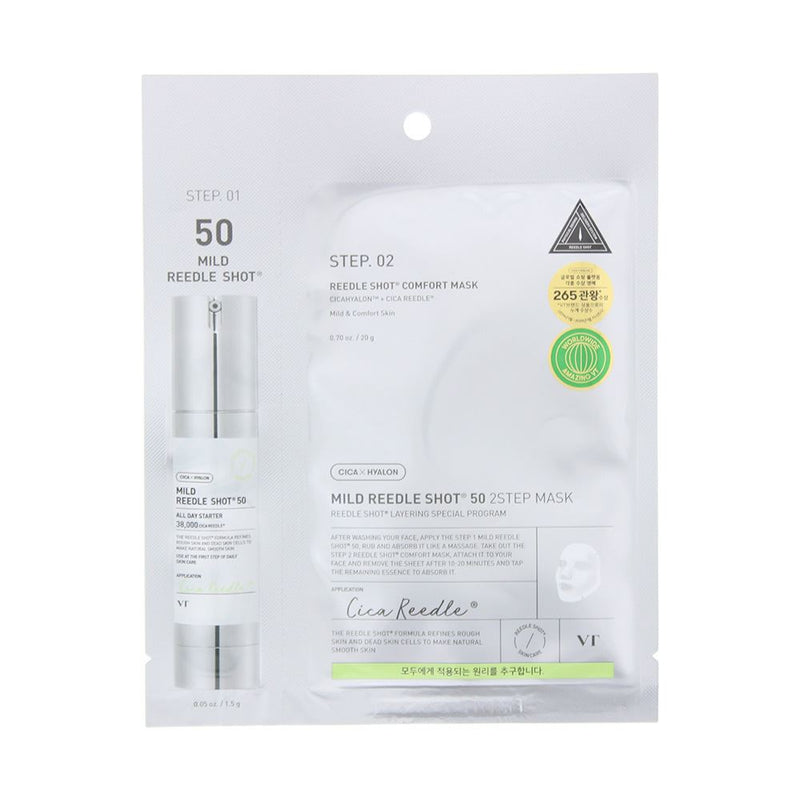 VT Cosmetics Reedle Shot 50 2 Step Mild Mask 21.5g For Women