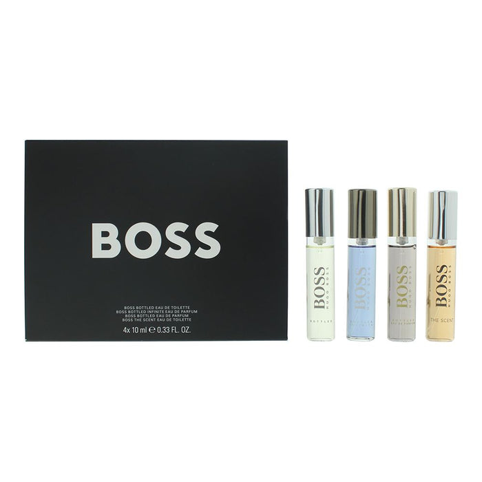Hugo Boss Mini Collection 4 Piece Gift Set: Bottled EDT 10ml - The S Men Spray