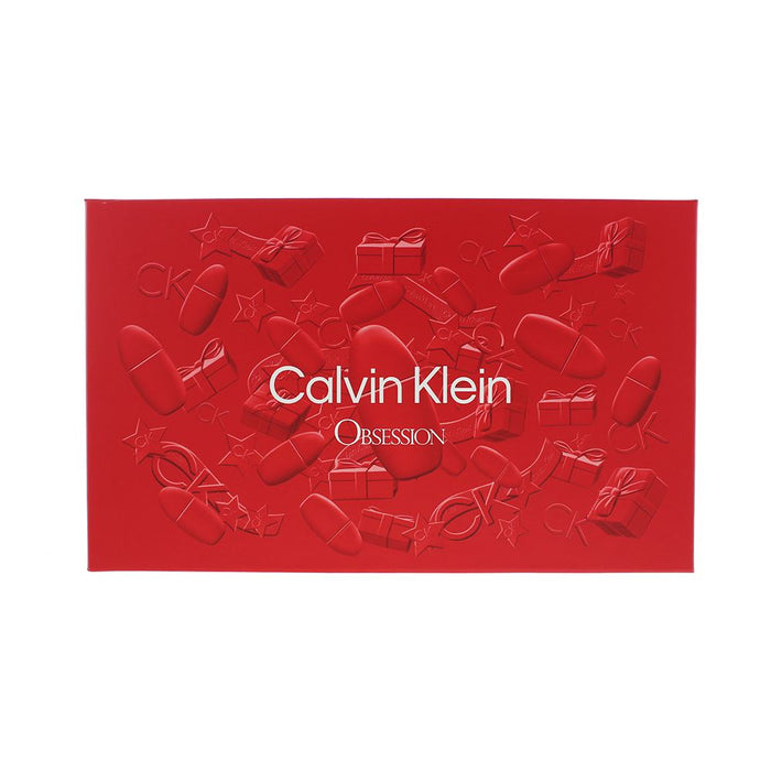 Calvin Klein Obsession Femme Gift Set 100ml EDP + 15ml EDP + 200ml Lotion +  100ml