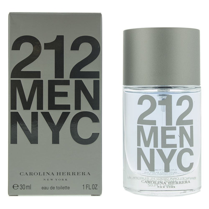 Carolina Herrera 212 Men Eau de Toilette 30ml For Men