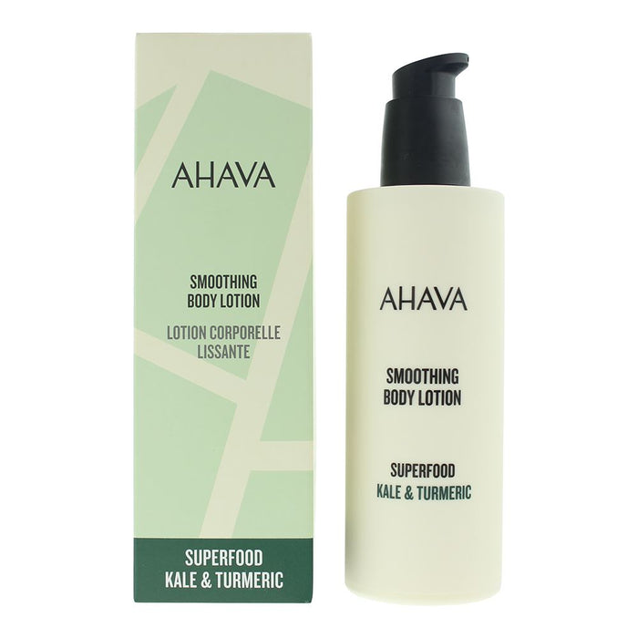 Ahava Superfood Kale Turmeric Smoothing Body Lotion 250ml For Unisex Brand NEW