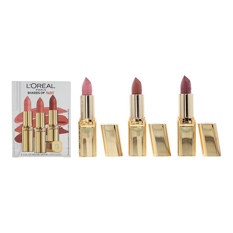 L'oreal Color Riche Satin 3 Piece Gift Set