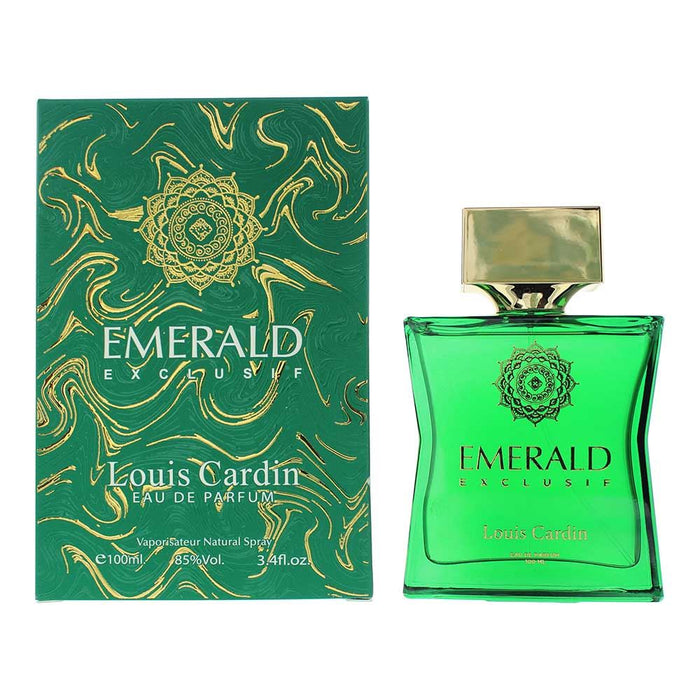 Louis Cardin Emerald Exclusif Eau de Parfum 100ml Spray For Her Him Brand NEW