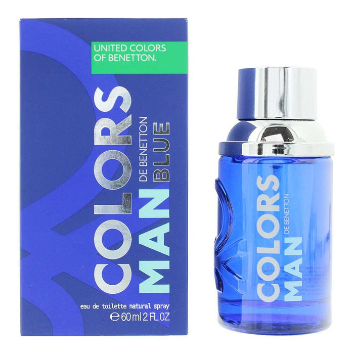 Benetton Colours De Benetton Man Blue Eau De Toilette 60ml Mens Perfume
