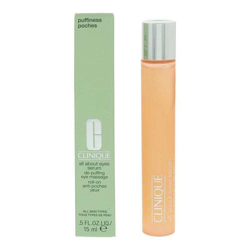Clinique De-Puffing Eye Massage Roll On All About Eyes Eye Serum 15ml Women