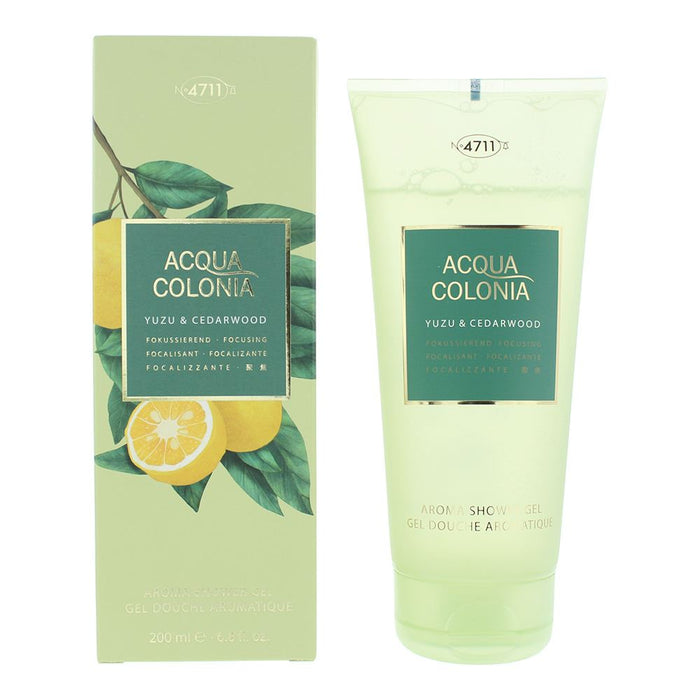 4711 Acqua Colonia Yuzu Cedarwood Shower Gel 200ml for Unisex