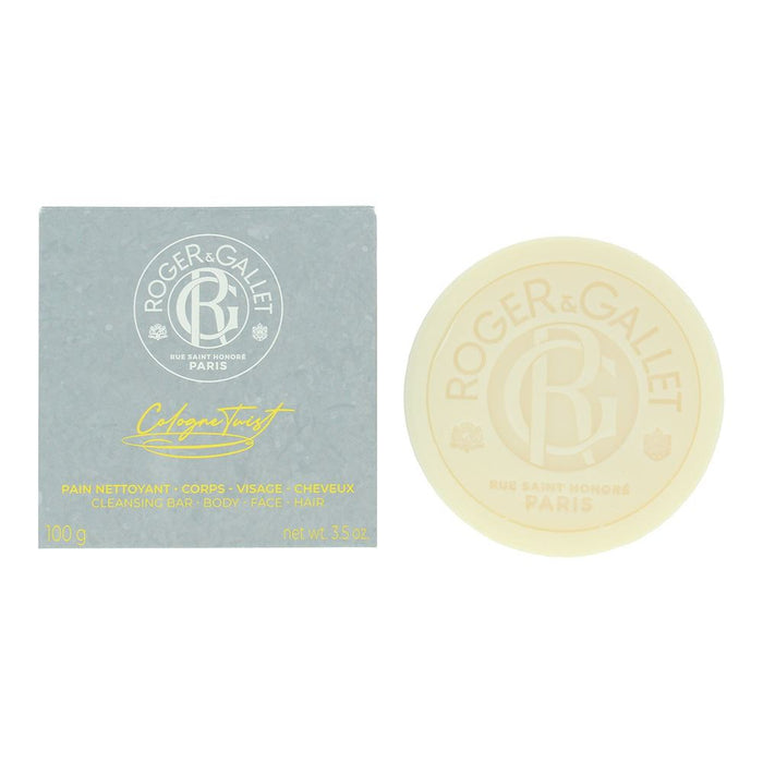 Roger & Gallet Cologne Twist 3 In 1 Cleansing Bar 100g For Unisex