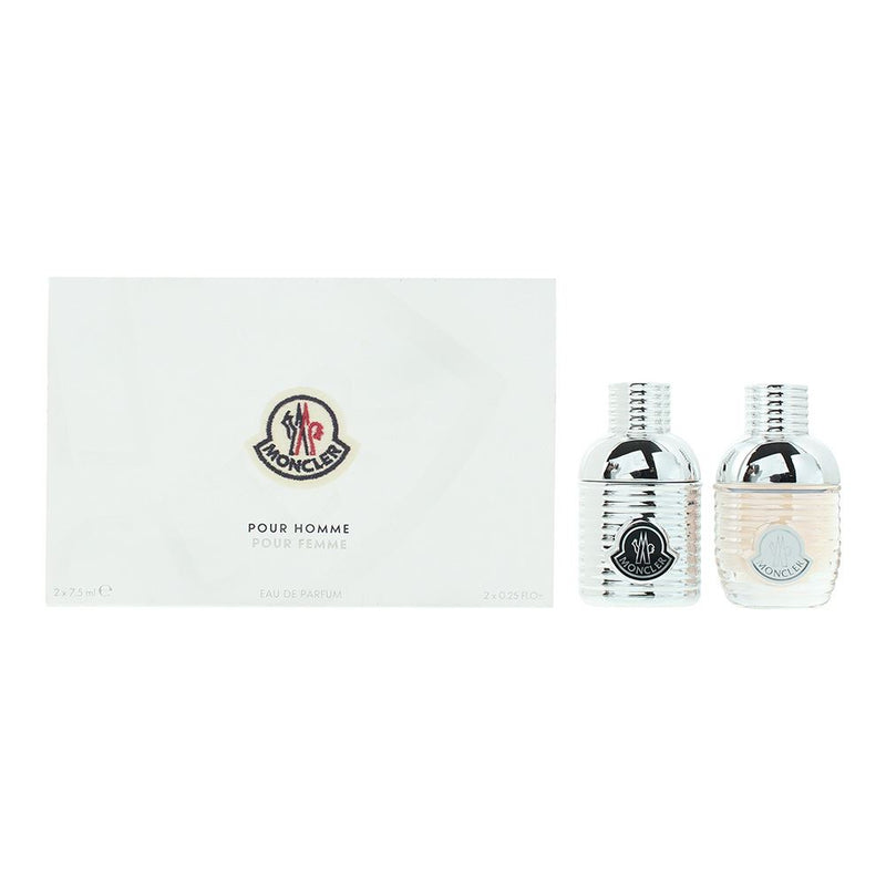 Moncler Pour Femme Pour Homme 2 Piece Gift Set: EDP 7.5ml - EDP 7.5ml For Women