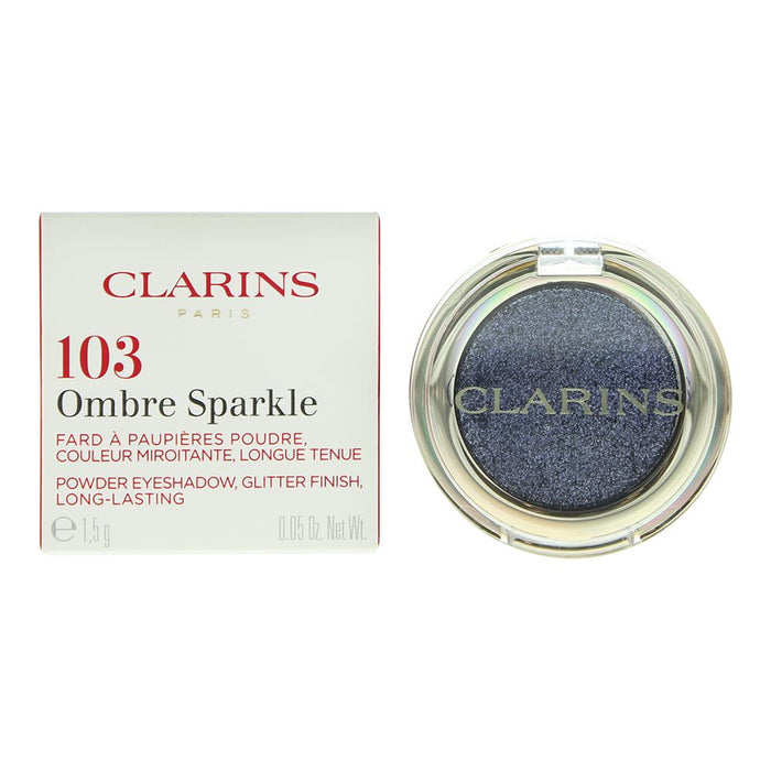 Clarins Ombre Sparkle 103 Blue Lagoon Glitter Eyeshadow 1.5g For Women