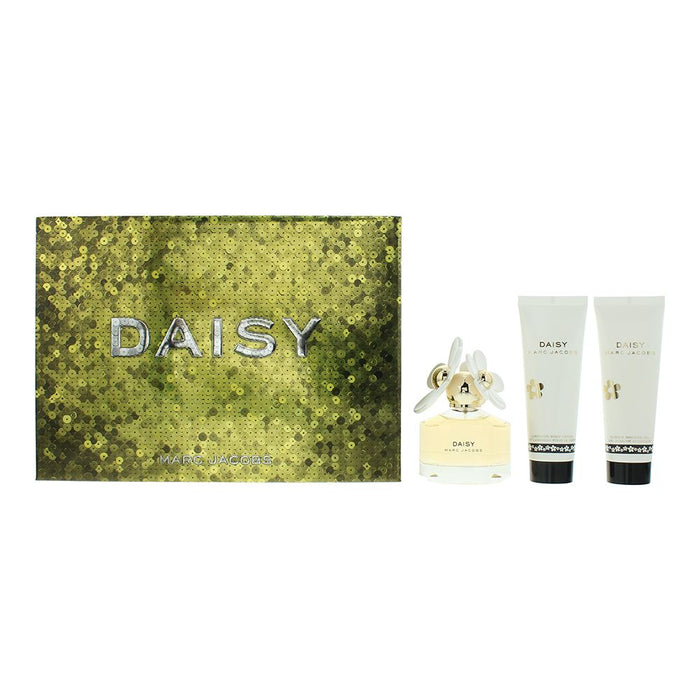 Marc Jacobs Daisy 3 Piece Gift Set: EDT 50ml - Body Lotion 75ml - Sh Women Spray