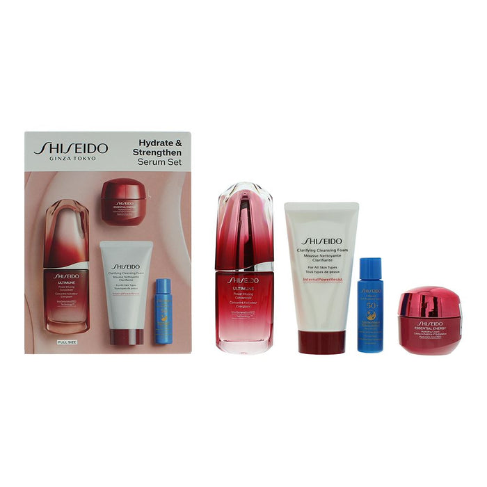 Shiseido Ultimune Hydrates Strenghten Serum set x 4 For Women Her Brand NEW