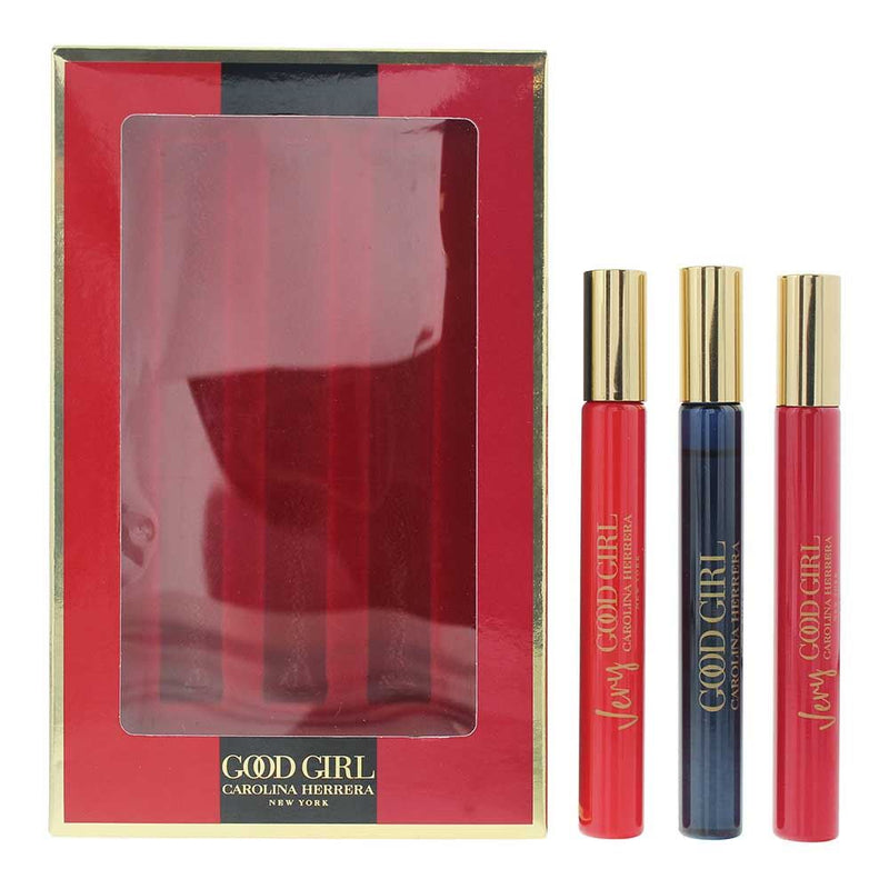 Carolina Herrera Good Girl 3 Piece Gift Set: Eau de Parfum 3 x 20ml For Women