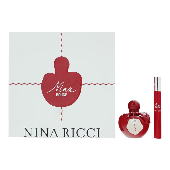 Nina Ricci Nina Rouge 2 Piece Gift Set: EDT 50ml - EDT 10ml For Women