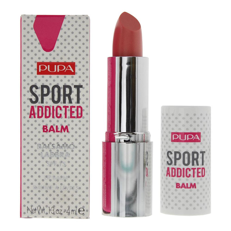 Pupa Sport Addicted 02 Nude Rose Lip Balm 4ml For Women