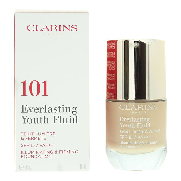 Clarins Everlasting Youth Fluid 101 Linen Foundation 30ml For Women