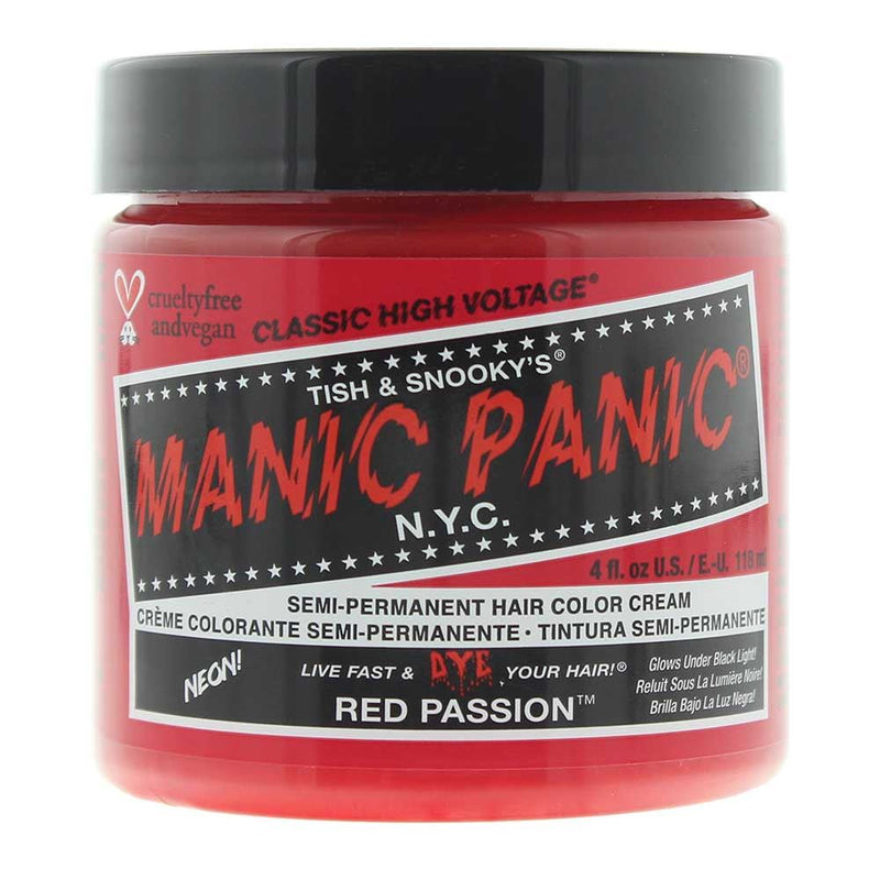 MPC High Voltage Red Passion Semi-Permanent Hair Colour Cream 118ml For Unisex