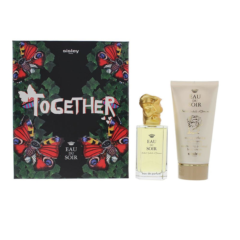Sisley Eau Du Soir 2 Piece Gift Set: Eau de Parfum 100ml - Body Cream 150ml