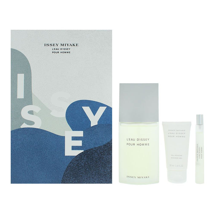 Issey Miyake L'Eau d'Issey Pour Homme 3pc Gift Set EDT 125ml for Men