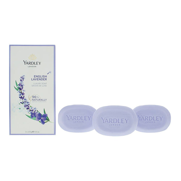 Yardley English Lavender 3 Piece Gift Set: Soap 3 x 100g For Unisex