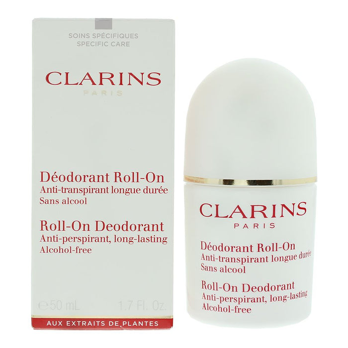 Clarins Deodorant Roll-On Anti-Perspirant Long Lasting AlcoholFree 50mlFor Women