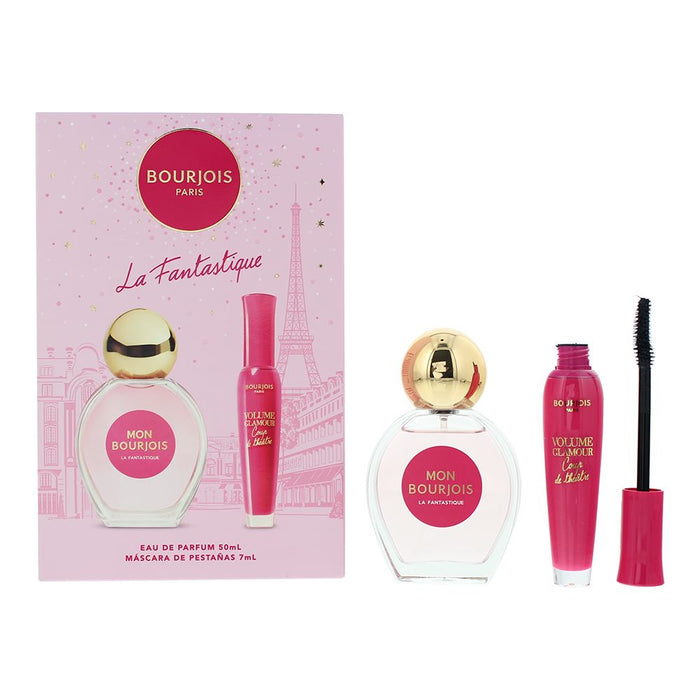 Bourjois La Fantastique 2 Piece Gift Set: EDP 50ml - Mascara 7ml For Women
