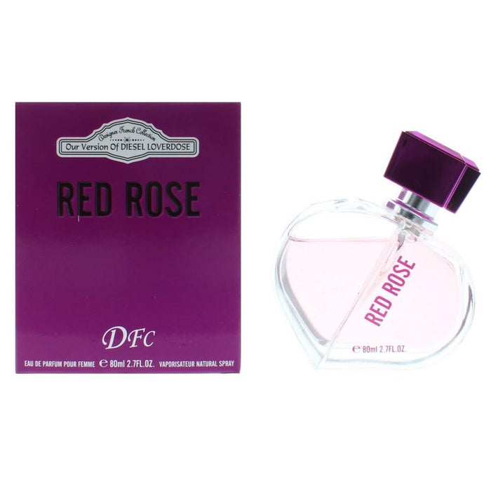 Designer French Collection Red Rose Eau de Parfum 80ml Women Spray