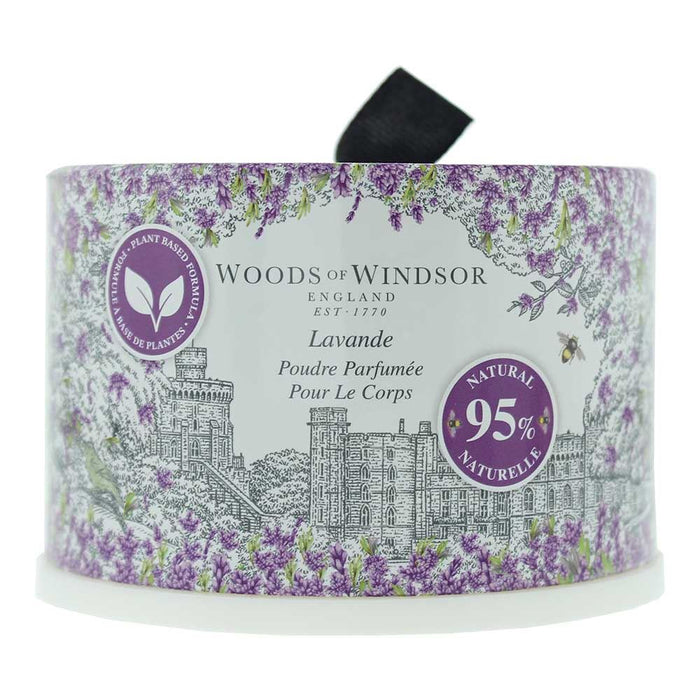 Woods of Windsor English Lavender Perfumed Talcum Powder 100g For Unisex