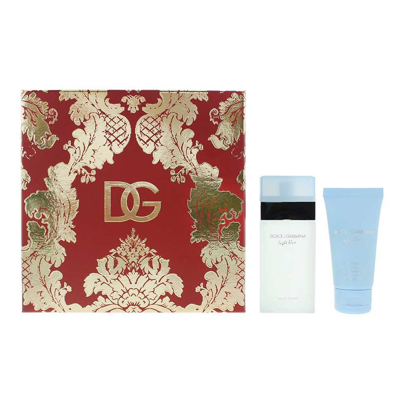 Dolce & Gabbana Light Blue 2 Pcs Gift Set: EDT 50ml - Body Cream 50ml For Women