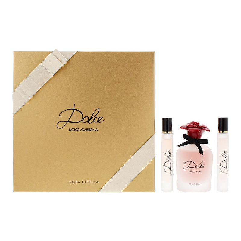 Dolce & Gabbana Dolce Rosa Excelsa 3pc Gift Set - EDP 75ml  2 X 7.5ml For Women