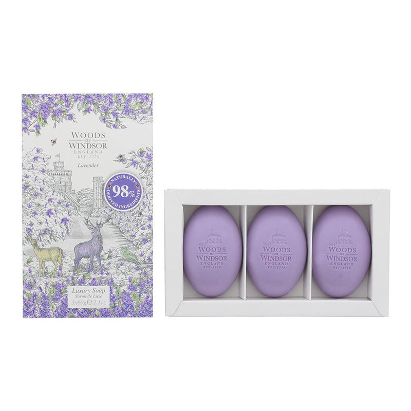 Woods Of Windsor Lavender Soap 3 X 60g Women