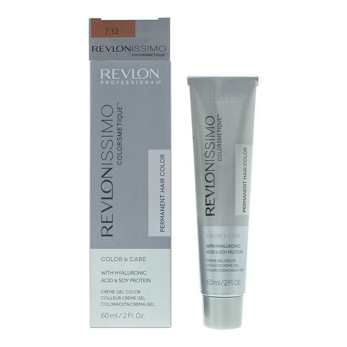 Revlon Revlonissimo 7.12 Pearly Beige Blonde Hair Colour 60ml For Women