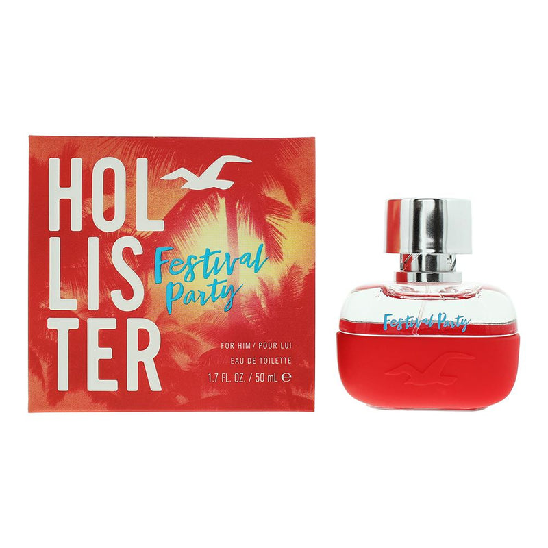 Hollister Festival Party Eau de Toilette 50ml Men Spray