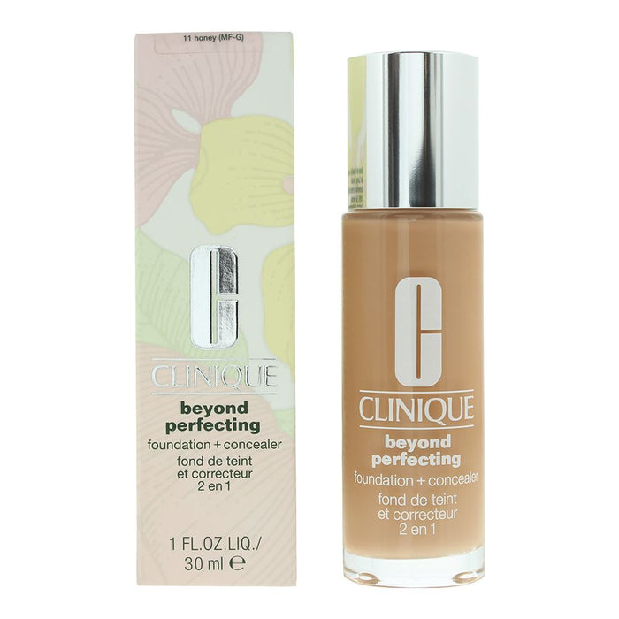 Clinique Beyond Perfecting Foundation  Concealer 11 Honey (MF-G) 30ml For Women