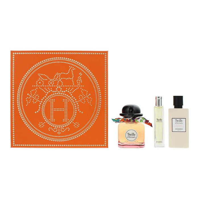 Hermes Twilly D'Hermes 3 Pcs Gift Set: EDP 85ml  15ml  Body Lotion 80ml Women