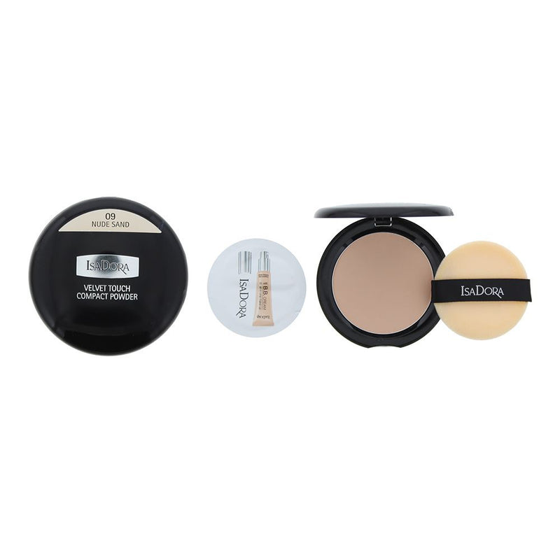 Isadora Velvet Touch 09 Nude Sand Compact Powder 10g For Women