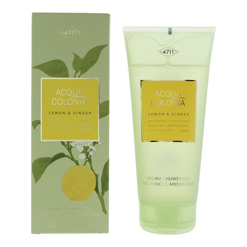 4711 Acqua Colonia Lemon & Ginger Aroma Shower Gel 200ml For Women