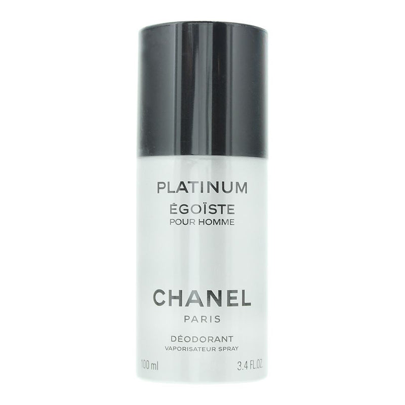 Chanel Egoiste Pour Homme Platinum Deodorant Spray 100ml For Men