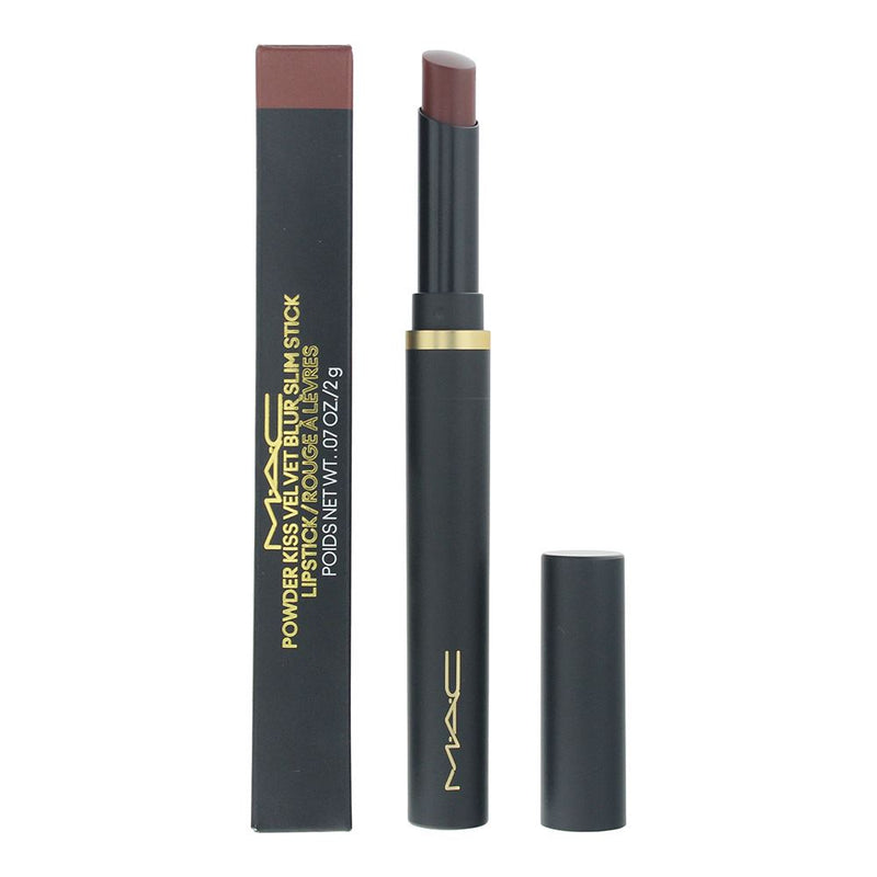 MAC Powder Kiss Velvet Blur Slim Stick 879 Love Clove Lipstick 2g For Women