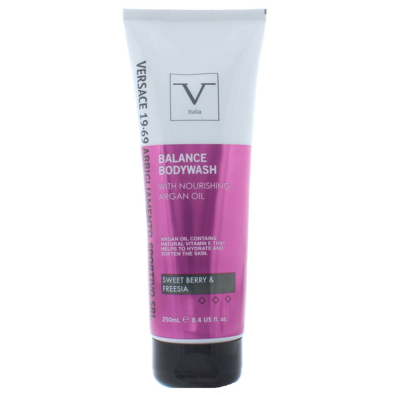 Versace Italia Balance Body Wash With Nourishing Argan Oil 250ml For Men