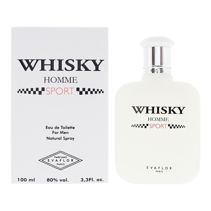 Evaflor Whisky Homme Sport Eau De Toilette 100ml Men Spray