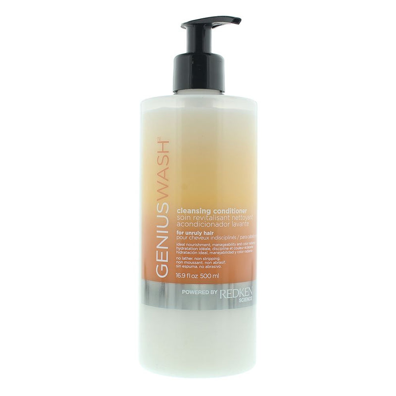 Redken Genius Wash Cleansing For Unruly Hair Conditioner 500ml Women