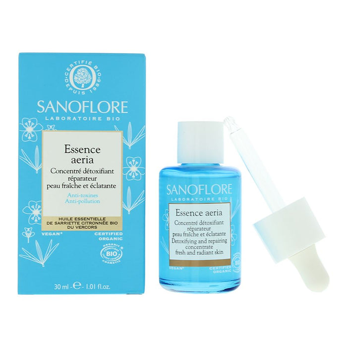 Sanoflore Essence Aeria Organic Restorative Detoxyfying Face Oil 30ml For Women